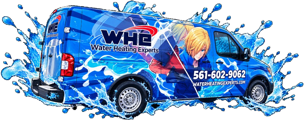 Water Heating Experts branded service van